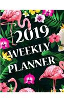 2019 Weekly Planner: Academic Notebook, Calendar Schedule Organizer and Journal, Hourly, Daily, Weekly, Monthly, Yearly, Portable Format (Jan - Dec 2019)