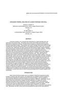 Nonlinear Thermal Analyses of a Liquid Hydrogen Tank Wall