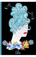 Libra - Scales, Air Sign: Zodiac Notebook Journal