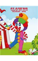 Clowns Coloring Book 1 & 2