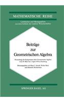 Beiträge Zur Geometrischen Algebra