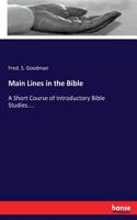 Main Lines in the Bible