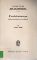Wirtschaftsordnungen