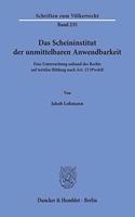 Das Scheininstitut Der Unmittelbaren Anwendbarkeit: Eine Untersuchung Anhand Des Rechts Auf Tertiare Bildung Nach Art. 13 Ipwskr