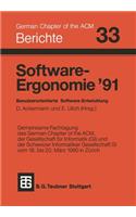 Software-Ergonomie '91