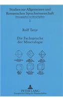 Die Fachsprache Der Mineralogie