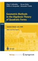 Geometric Methods in the Algebraic Theory of Quadratic Forms