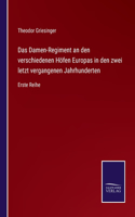 Das Damen-Regiment an den verschiedenen Höfen Europas in den zwei letzt vergangenen Jahrhunderten