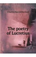 The poetry of Lucretius