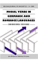 Modal Verbs in Germanic and Romance Languages