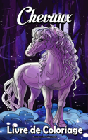 Chevaux Livre de Coloriage pour Adultes