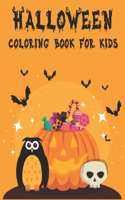 Halloween Coloring Book for Kids: Halloween Coloring Activity Book for Preschoolers, Toddlers, Children.