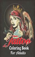 Tattoo Coloring Book For Adults