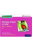 Read Write Inc. Phonics: Sanjay Stays in Bed (Pink Set 3 Storybook 6)