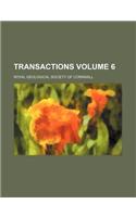 Transactions Volume 6