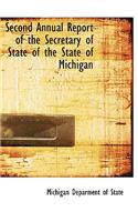 Second Annual Report of the Secretary of State of the State of Michigan