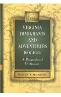 Virginia Immigrants and Adventurers, 1607-1635
