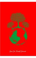 Save Our Planet Journal: Dot Grid Journal - Earth-Day Planet Gift Idea Earth Growing Trees - Red Dotted Diary, Planner, Gratitude, Writing, Travel, Goal, Bullet Notebook - 6