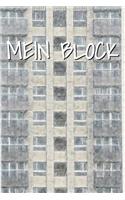 Mein Block: Lustiges Kariertes Retro Notizbuch für Freunde Kollegen Kumpel Geburtstag Geschenk Weihnachten I z.B. als cooles Mathebuch Heft Konzeptbuch Tagebuch