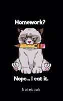Homework? Nope... I eat it: Notebook