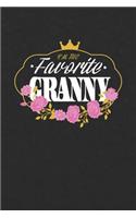 I'm The Favorite Granny: Family Grandma Women Mom Memory Journal Blank Lined Note Book Mother's Day Holiday Gift