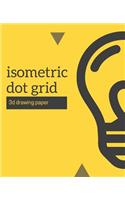 Isometric Dot Grid 3D Drawing Paper