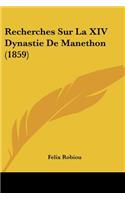 Recherches Sur La XIV Dynastie De Manethon (1859)