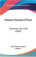 Danton Homme D'Etat