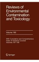Reviews of Environmental Contamination and Toxicology 190