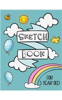 Sketch Book For 5 Year Old: Blank Doodle Draw Sketch Book