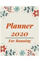 Planner 2020 for Running: Pretty Simple Planner - 2020 Planner (8.5&#8242; x 11&#8242; ), 128 pages