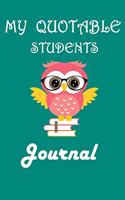 My Quotable Students Journal