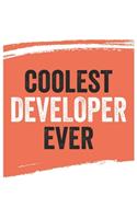 Coolest developer Ever Notebook, developers Gifts developer Appreciation Gift, Best developer Notebook A beautiful