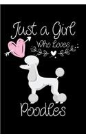 Just a Girl Who Loves Poodles: Journal (Diary, Notebook) for Poodle Lovers and Dog Owners