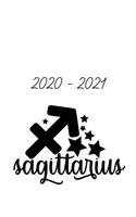 2020-2021 Sagittarius: Monthly Planner 2020-2021
