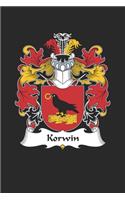 Korwin: Korwin Coat of Arms and Family Crest Notebook Journal (6 x 9 - 100 pages)