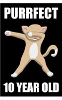 Purrfect 10 Year Old Dabbing Cat