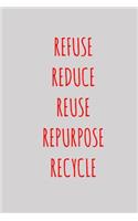 Refuse Reduce Reuse Repurpose Recycle