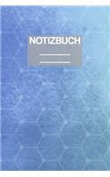 Notizbuch A5 Muster Blau Lila Wasserfarben