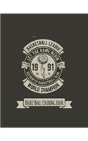 Basketball Coloring Book