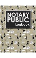 Notary Public Logbook: Notary Journal, Notary Public Log Book Template, Notary Note, Notary Template, Cute Paris & Music Cover(54 Notary Public Logbook)