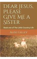 Dear Jesus, Please Give Me a Sister: Book One of the Little Country Life(1 Little Country Life)