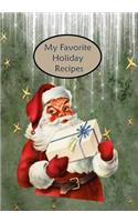 My Favorite Holiday Recipes