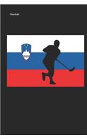Floorball: Unihockey Notizbuch Innebandy Hockey Notebook