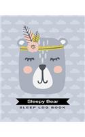 Sleepy Bear Sleep Log Book