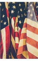 Old Glory - American Flag Journal: 150 page lined 6 x 9 notebook/diary/journal