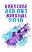 Exercise And Diet Journal 2018: Weight Loss Diary