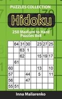 Hidoku - 250 Medium to Hard Puzzles 8x8