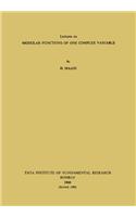 Modular Functions of One Complex Variable