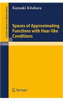 Spaces of Approximating Functions with Haar-Like Conditions